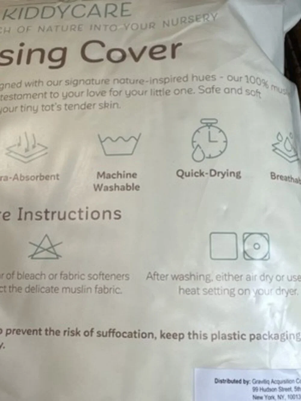 Kiddycare Muslin Nursing Cover – Lightweight Breastfeeding Shawl Cream